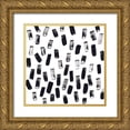 thumbnail image 1 of Vess, June Erica 20x20 Gold Ornate Wood Framed with Double Matting Museum Art Print Titled - Onyx Code VIII, 1 of 4