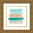 thumbnail image 1 of Vess, June Erica 20x20 Gold Ornate Wood Framed with Double Matting Museum Art Print Titled - Palette Stack I, 1 of 4