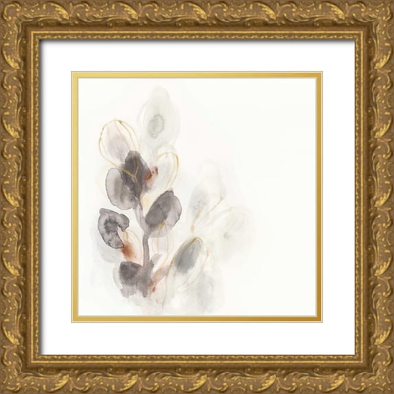 Vess, June Erica 20x20 Gold Ornate Wood Framed with Double Matting Museum Art Print Titled - Seed Pod I