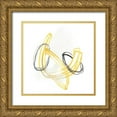 thumbnail image 1 of Vess, June Erica 20x20 Gold Ornate Wood Framed with Double Matting Museum Art Print Titled - String Orbit V, 1 of 4