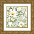thumbnail image 1 of Vess, June Erica 20x20 Gold Ornate Wood Framed with Double Matting Museum Art Print Titled - Sunshine Blooms III, 1 of 4