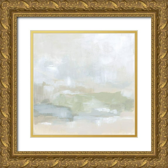 Vess, June Erica 20x20 Gold Ornate Wood Framed with Double Matting Museum Art Print Titled - Tonal Horizon I