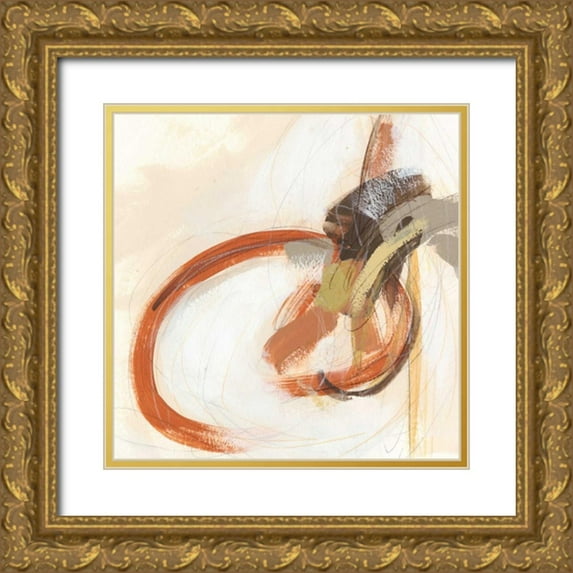 Vess, June Erica 20x20 Gold Ornate Wood Framed with Double Matting Museum Art Print Titled - Upstage III