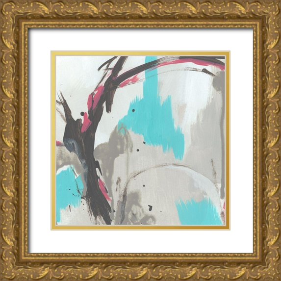 Vess, June Erica 20x20 Gold Ornate Wood Framed with Double Matting Museum Art Print Titled - Vivant III