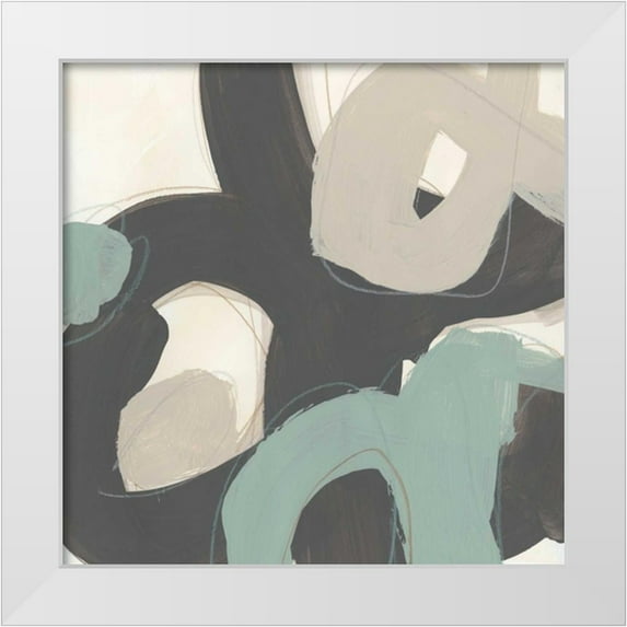 Vess, June Erica 20x20 White Modern Wood Framed Museum Art Print Titled - Clean Slate II
