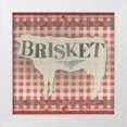 thumbnail image 1 of Vess, June Erica 20x20 White Modern Wood Framed Museum Art Print Titled - Gingham BBQ II, 1 of 4