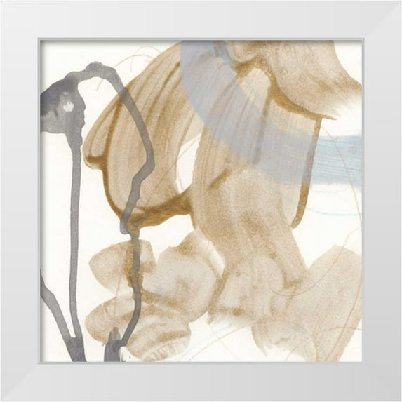 Vess, June Erica 20x20 White Modern Wood Framed Museum Art Print Titled - Inference V