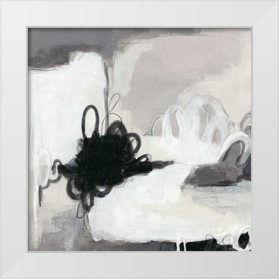 Vess, June Erica 20x20 White Modern Wood Framed Museum Art Print Titled - Inflexion I