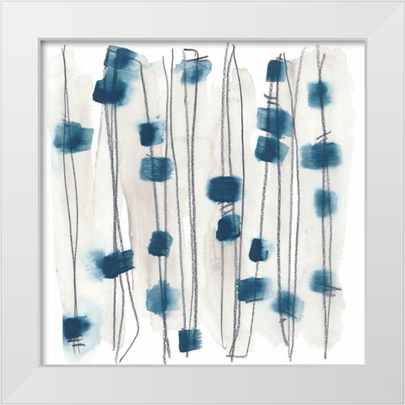 Vess, June Erica 20x20 White Modern Wood Framed Museum Art Print Titled - Insho VIII
