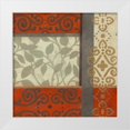 thumbnail image 1 of Vess, June Erica 20x20 White Modern Wood Framed Museum Art Print Titled - Mandarin Scroll II, 1 of 4