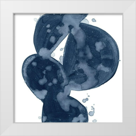 Vess, June Erica 20x20 White Modern Wood Framed Museum Art Print Titled - Orb Stack I