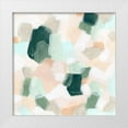 thumbnail image 1 of Vess, June Erica 20x20 White Modern Wood Framed Museum Art Print Titled - Pastel Facets I, 1 of 4