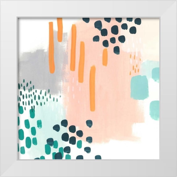 Vess, June Erica 20x20 White Modern Wood Framed Museum Art Print Titled - Precept VII