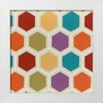 thumbnail image 1 of Vess, June Erica 20x20 White Modern Wood Framed Museum Art Print Titled - Retro Pattern IV, 1 of 4