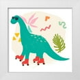 thumbnail image 1 of Vess, June Erica 20x20 White Modern Wood Framed Museum Art Print Titled - Rollin Dino I, 1 of 4