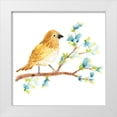 thumbnail image 1 of Vess, June Erica 20x20 White Modern Wood Framed Museum Art Print Titled - Springtime Songbirds III, 1 of 4