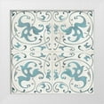 thumbnail image 1 of Vess, June Erica 20x20 White Modern Wood Framed Museum Art Print Titled - Teal Tile Collection VIII, 1 of 4