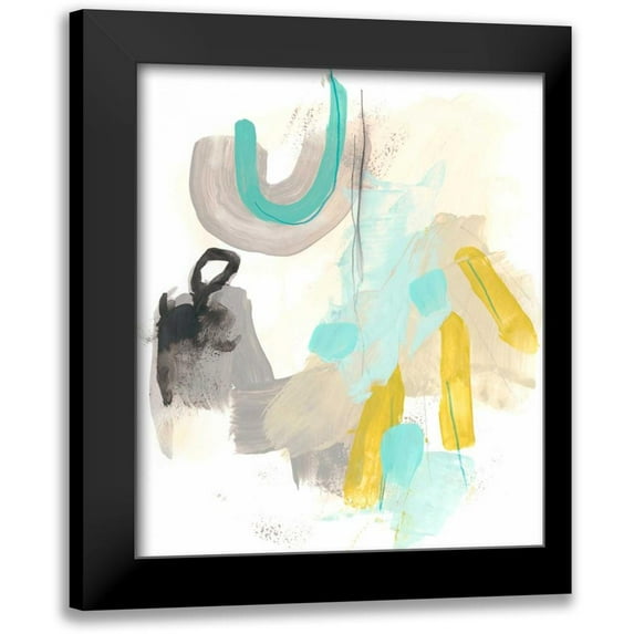 Vess, June Erica 20x23 Black Modern Framed Museum Art Print Titled - Intonation I
