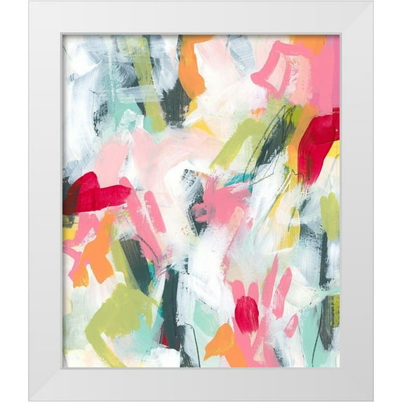 Vess, June Erica 20x23 White Modern Wood Framed Museum Art Print Titled - Moniker II