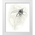 thumbnail image 1 of Vess, June Erica 20x23 White Modern Wood Framed Museum Art Print Titled - Neutral Floral Gesture V, 1 of 4