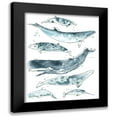 thumbnail image 1 of Vess, June Erica 20x24 Black Modern Framed Museum Art Print Titled - 3-UP Cetacea II, 1 of 5