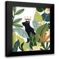 thumbnail image 1 of Vess, June Erica 20x24 Black Modern Framed Museum Art Print Titled - Panther Magic II, 1 of 5