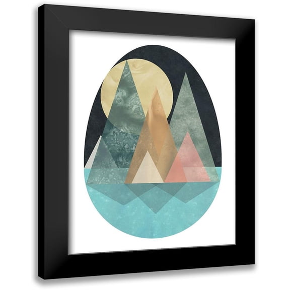 Vess, June Erica 20x24 Black Modern Framed Museum Art Print Titled - Terra Forms I