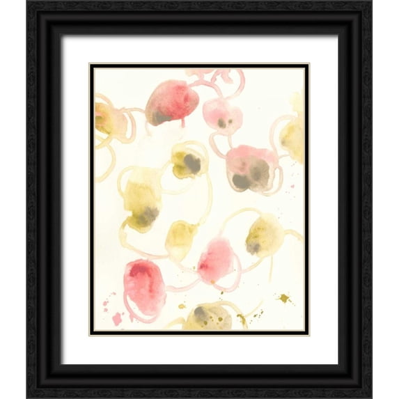 Vess, June Erica 20x24 Black Ornate Wood Framed with Double Matting Museum Art Print Titled - Elliptical Motion II