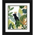 thumbnail image 1 of Vess, June Erica 20x24 Black Ornate Wood Framed with Double Matting Museum Art Print Titled - Panther Magic II, 1 of 4
