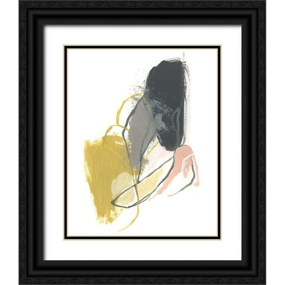 Vess, June Erica 20x24 Black Ornate Wood Framed with Double Matting Museum Art Print Titled - Seismic Breakdown I
