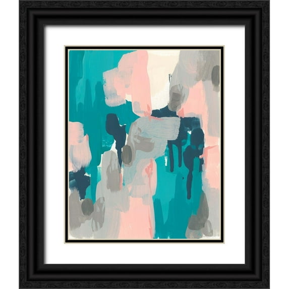 Vess, June Erica 20x24 Black Ornate Wood Framed with Double Matting Museum Art Print Titled - Sky Song III
