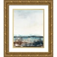 thumbnail image 1 of Vess, June Erica 20x24 Gold Ornate Wood Framed with Double Matting Museum Art Print Titled - Horizon Flow II, 1 of 4