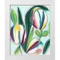 thumbnail image 1 of Vess, June Erica 20x24 White Modern Wood Framed Museum Art Print Titled - Bright Bounty I, 1 of 4