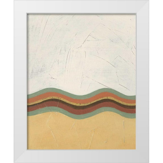 Vess, June Erica 20x24 White Modern Wood Framed Museum Art Print Titled - Demitasse III