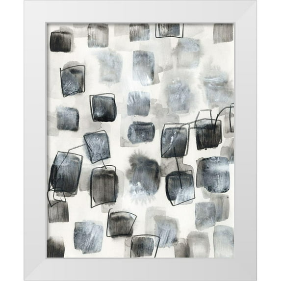 Vess, June Erica 20x24 White Modern Wood Framed Museum Art Print Titled - Encompass III