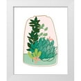 thumbnail image 1 of Vess, June Erica 20x24 White Modern Wood Framed Museum Art Print Titled - Terrarium Cameo I, 1 of 4