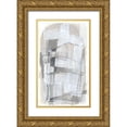 thumbnail image 1 of Vess, June Erica 21x32 Gold Ornate Wood Framed with Double Matting Museum Art Print Titled - Verticality I, 1 of 4