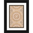 thumbnail image 1 of Vess, June Erica 22x32 Black Ornate Wood Framed with Double Matting Museum Art Print Titled - La Mer Medallions V, 1 of 4