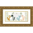 thumbnail image 1 of Vess, June Erica 24x12 Gold Ornate Wood Framed with Double Matting Museum Art Print Titled - Quirky Forest Collection H, 1 of 4