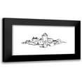 thumbnail image 1 of Vess, June Erica 24x14 Black Modern Framed Museum Art Print Titled - Citadel Sketch II, 1 of 5