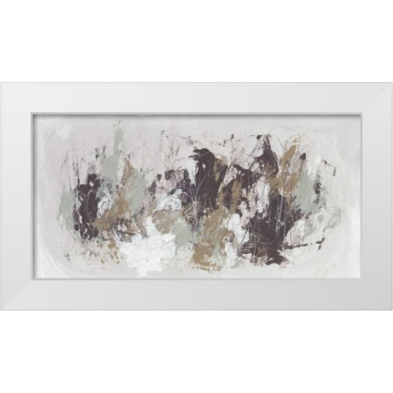 Vess, June Erica 24x14 White Modern Wood Framed Museum Art Print Titled - Kinetic Simile III