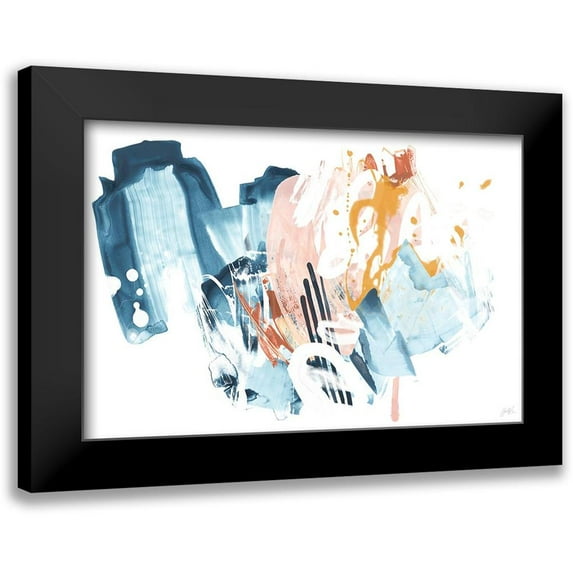 Vess, June Erica 24x17 Black Modern Framed Museum Art Print Titled - Composite Signal II