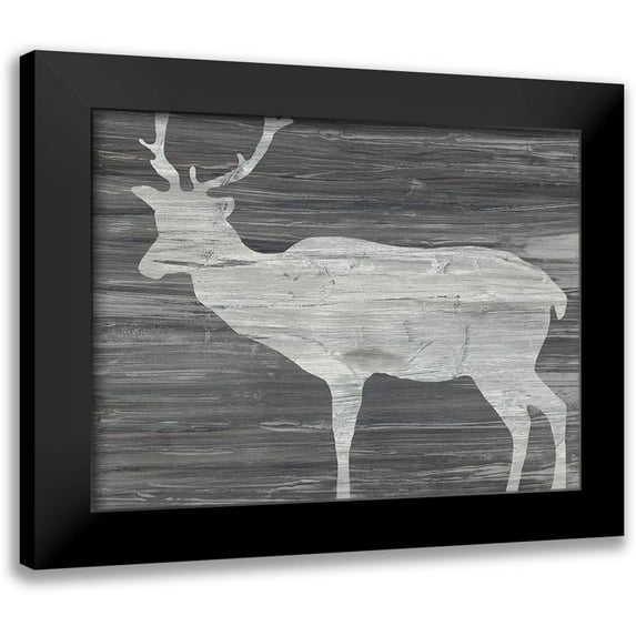 Vess, June Erica 24x19 Black Modern Framed Museum Art Print Titled - Vintage Plains Animals III