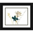 thumbnail image 1 of Vess, June Erica 24x19 Black Ornate Wood Framed with Double Matting Museum Art Print Titled - Navy Garden Inspiration IX, 1 of 4