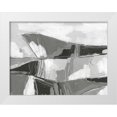 thumbnail image 1 of Vess, June Erica 24x19 White Modern Wood Framed Museum Art Print Titled - Neutral Landscape Sketch II, 1 of 4
