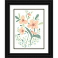thumbnail image 1 of Vess, June Erica 25x32 Black Ornate Wood Framed with Double Matting Museum Art Print Titled - Naive Garden Posey III, 1 of 4