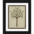thumbnail image 1 of Vess, June Erica 25x32 Black Ornate Wood Framed with Double Matting Museum Art Print Titled - Orchard Vignette III, 1 of 4