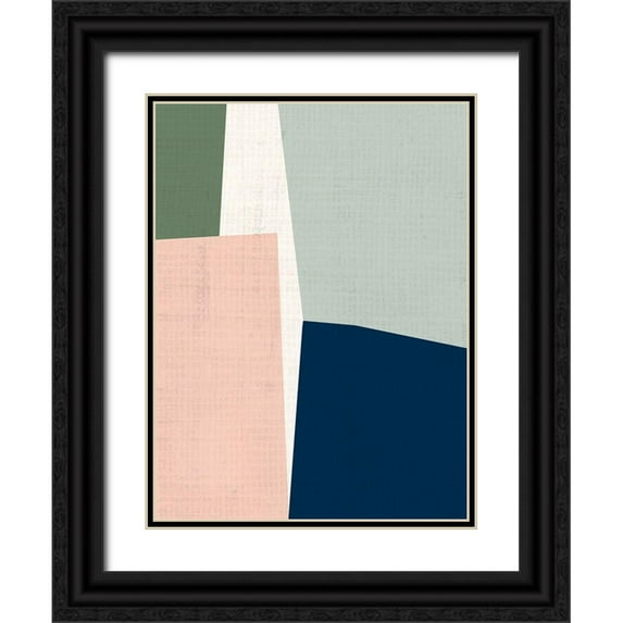 Vess, June Erica 25x32 Black Ornate Wood Framed with Double Matting Museum Art Print Titled - Steppe II