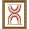 thumbnail image 1 of Vess, June Erica 25x32 Gold Ornate Wood Framed with Double Matting Museum Art Print Titled - Arc Moderne IV, 1 of 4
