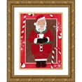 thumbnail image 1 of Vess, June Erica 25x32 Gold Ornate Wood Framed with Double Matting Museum Art Print Titled - Cozy Cocoa Christmas II, 1 of 4